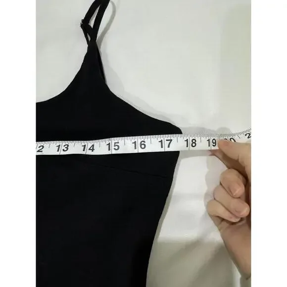 Princess Polly Kiribati Black Ruffle Hem Sleeveless Mini Short Dress- Size 12 - Picture 6 of 9